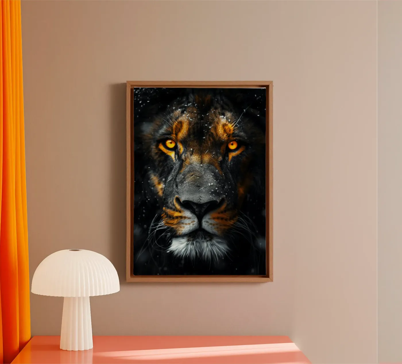 Leone tela da Lionmixart