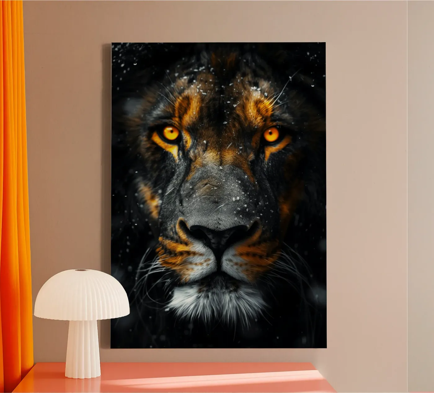 Leone tela da Lionmixart