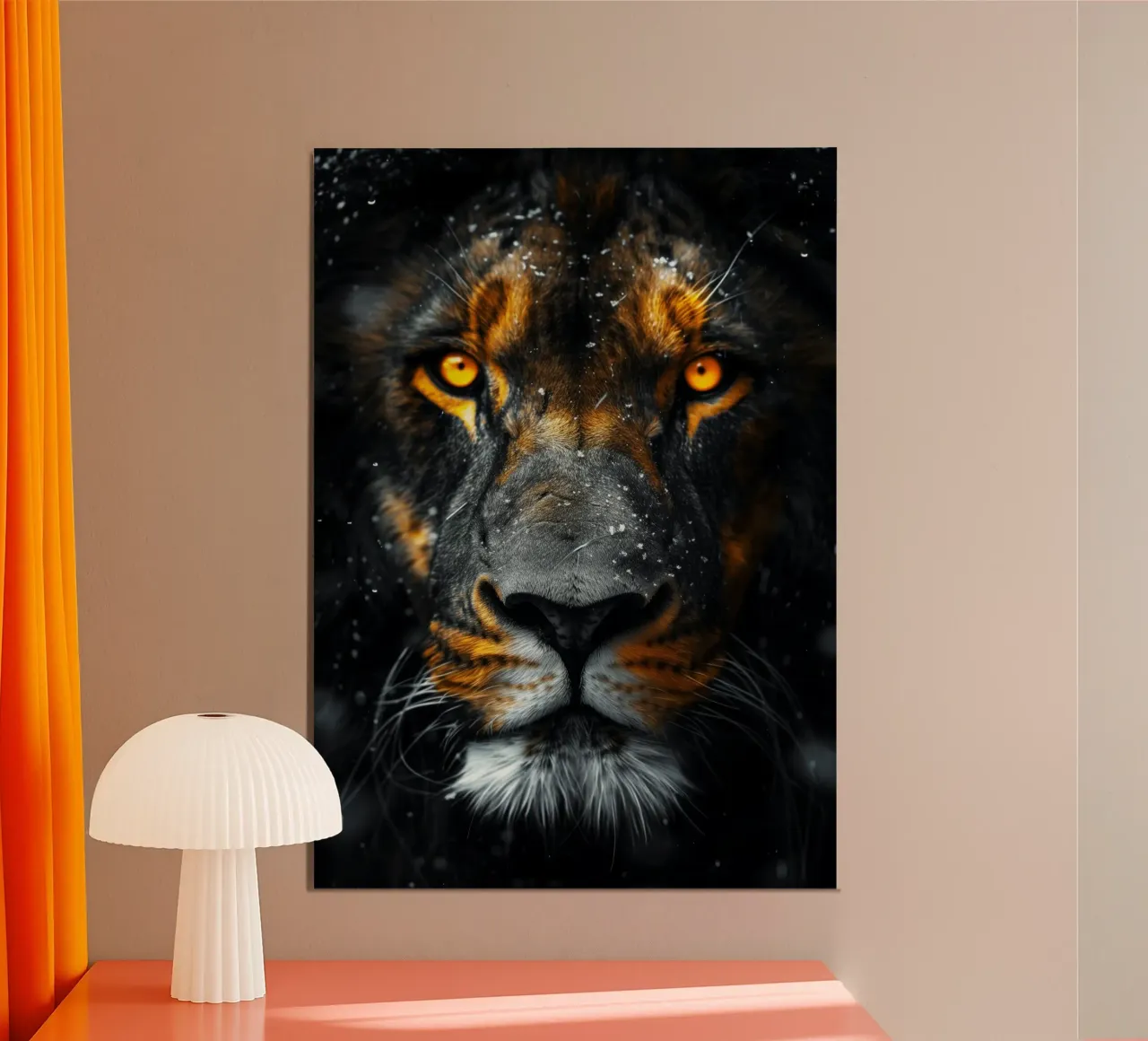 Leone poster da Lionmixart