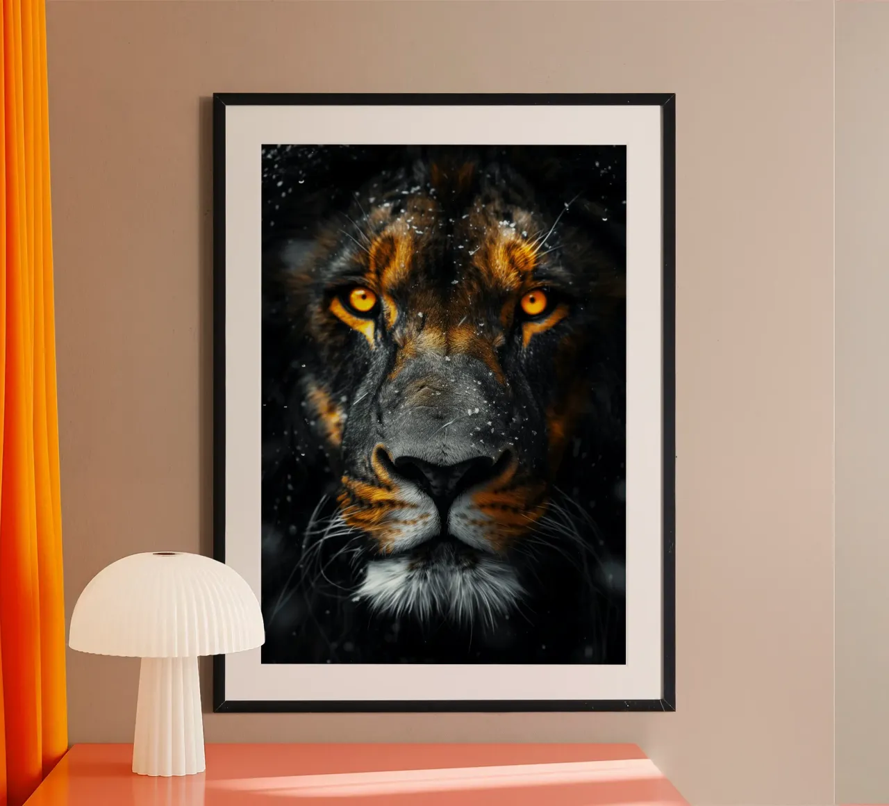 Leone poster da Lionmixart