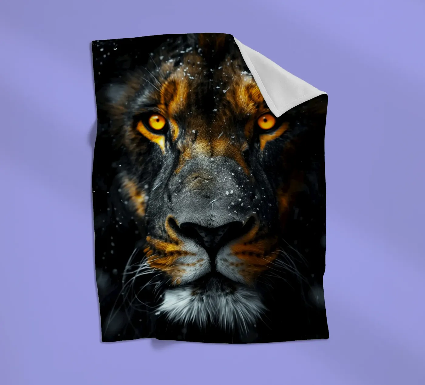 Löwe Fleecedecke von Lionmixart