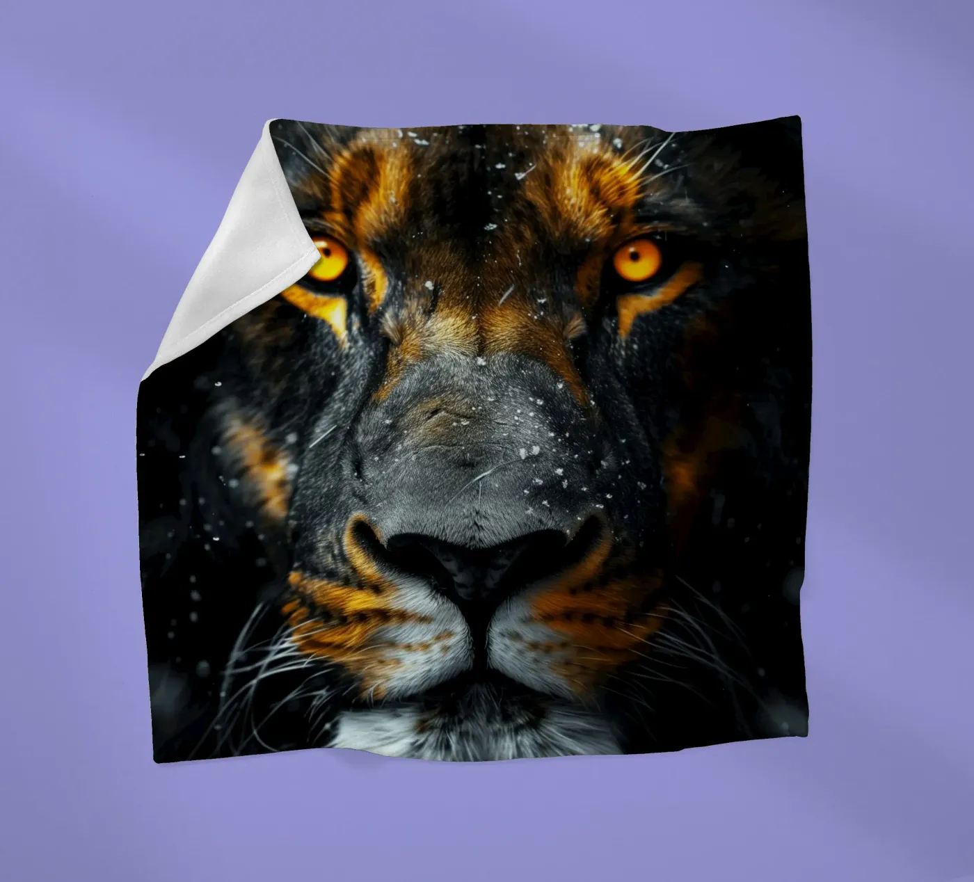 Löwe Fleecedecke von Lionmixart