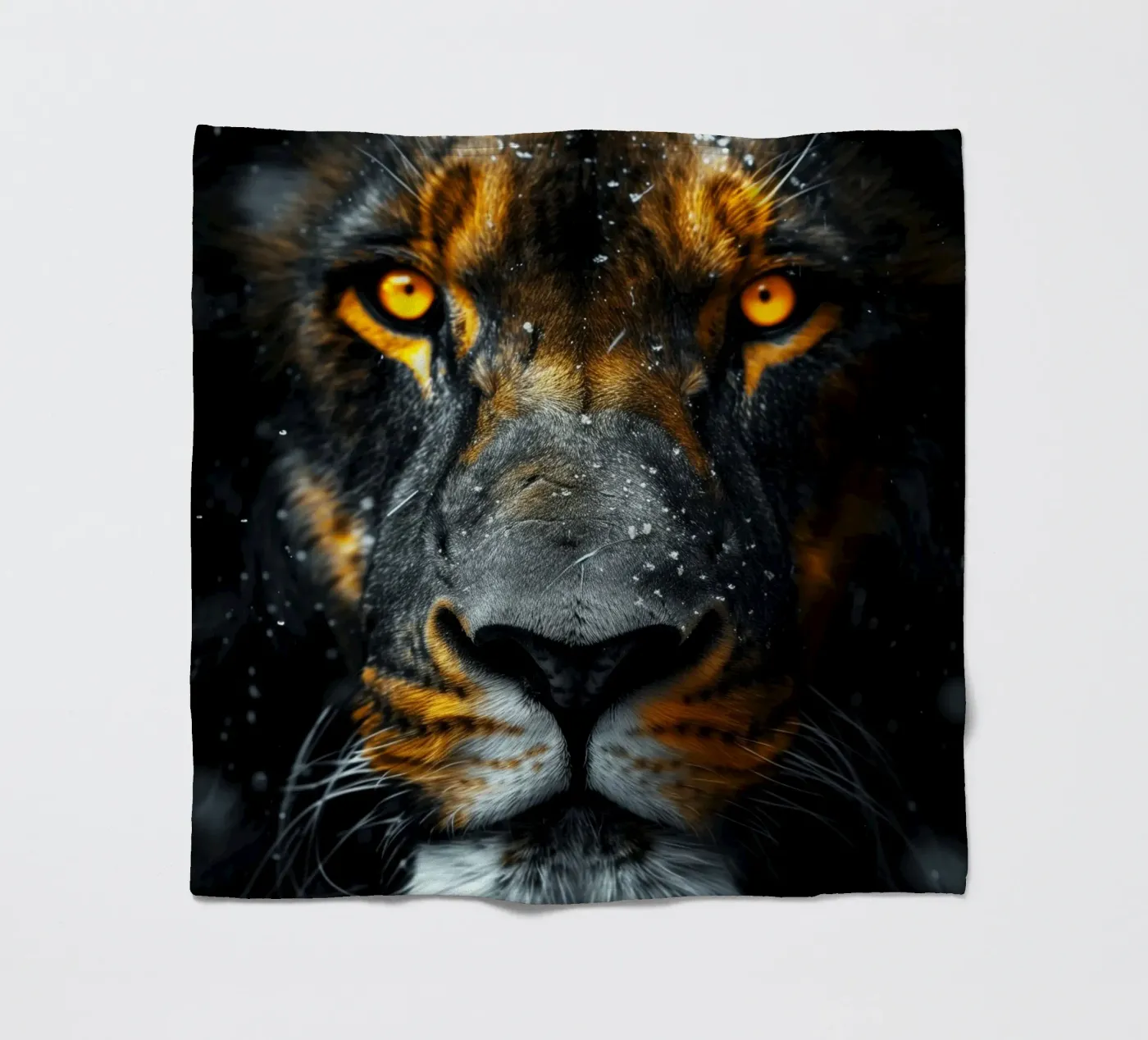 Löwe Fleecedecke von Lionmixart