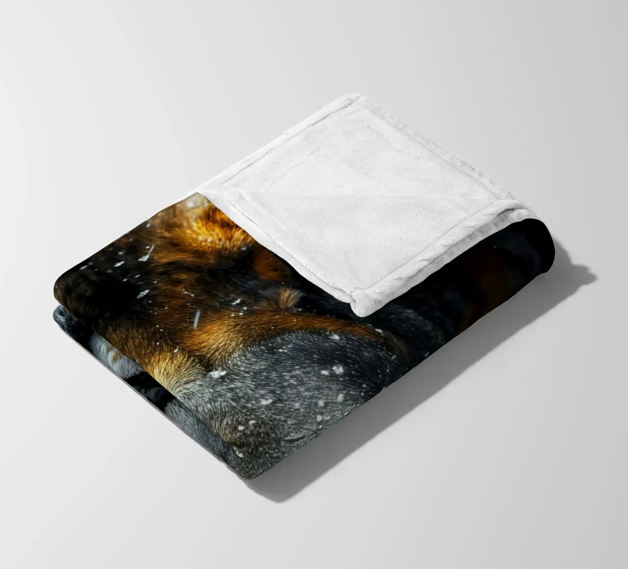 Leone coperta in pile da Lionmixart