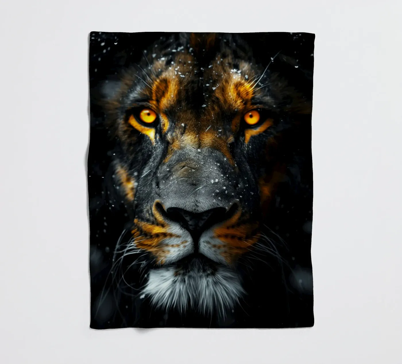 Löwe Fleecedecke von Lionmixart