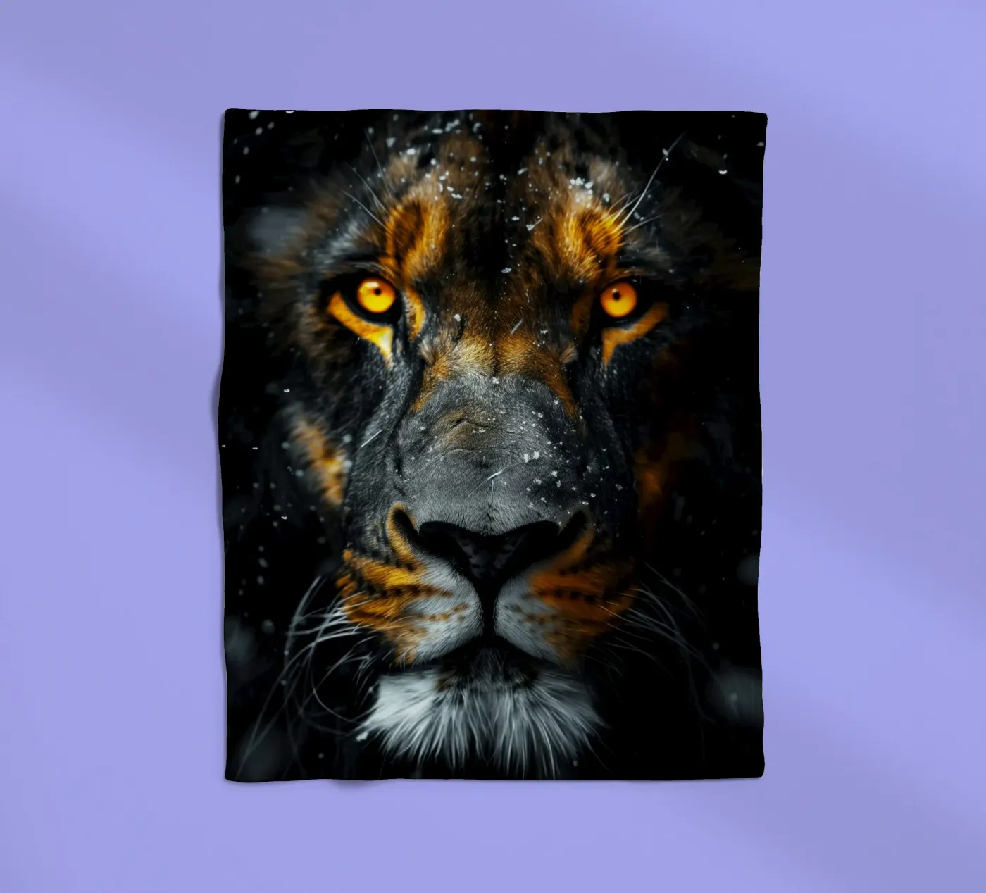 Löwe Fleecedecke von Lionmixart