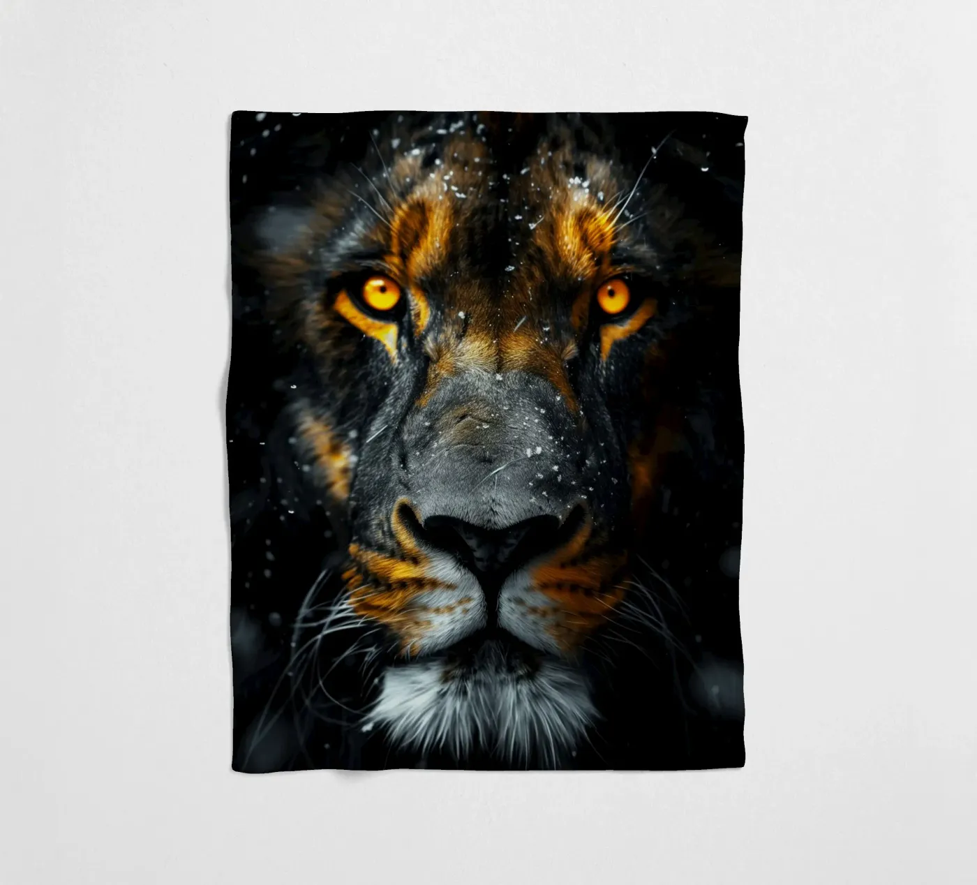 Löwe Fleecedecke von Lionmixart