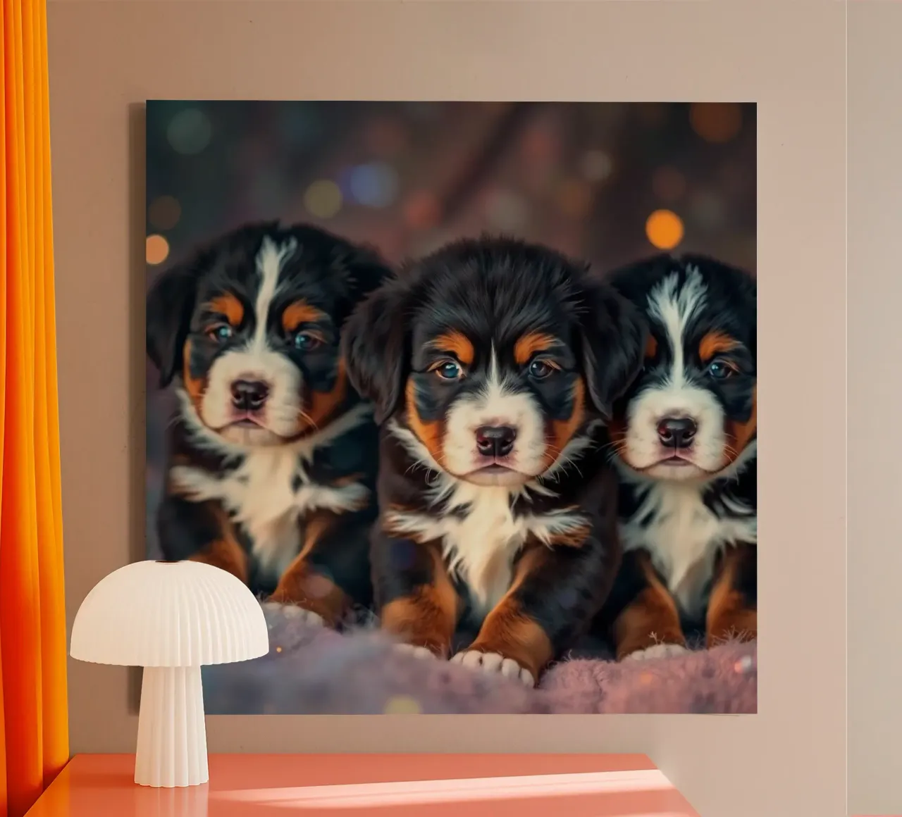 cute little puppies #107 canvas by Yumis.Beargang.and.Me