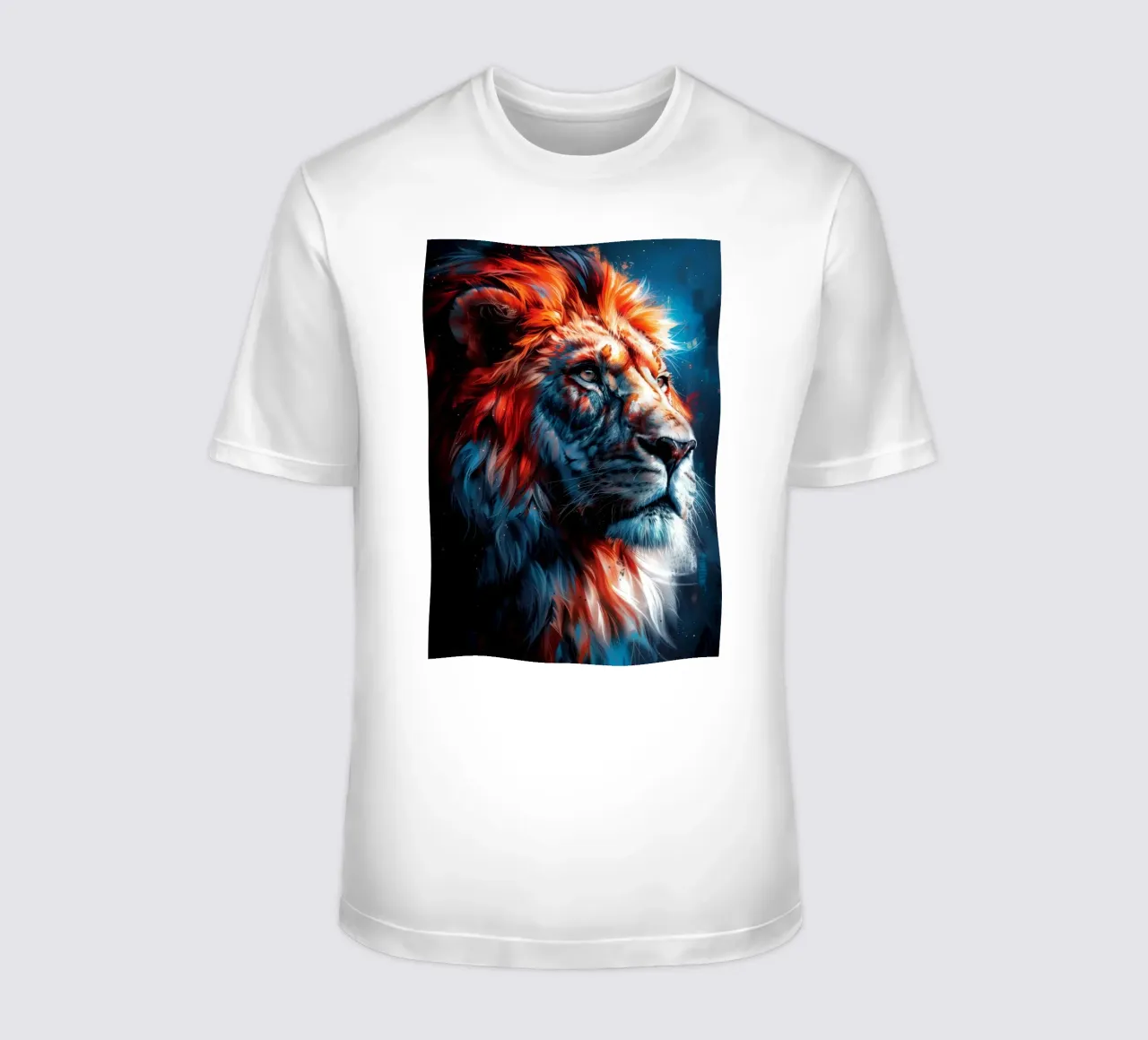 Re Leone t-shirt da Lionmixart