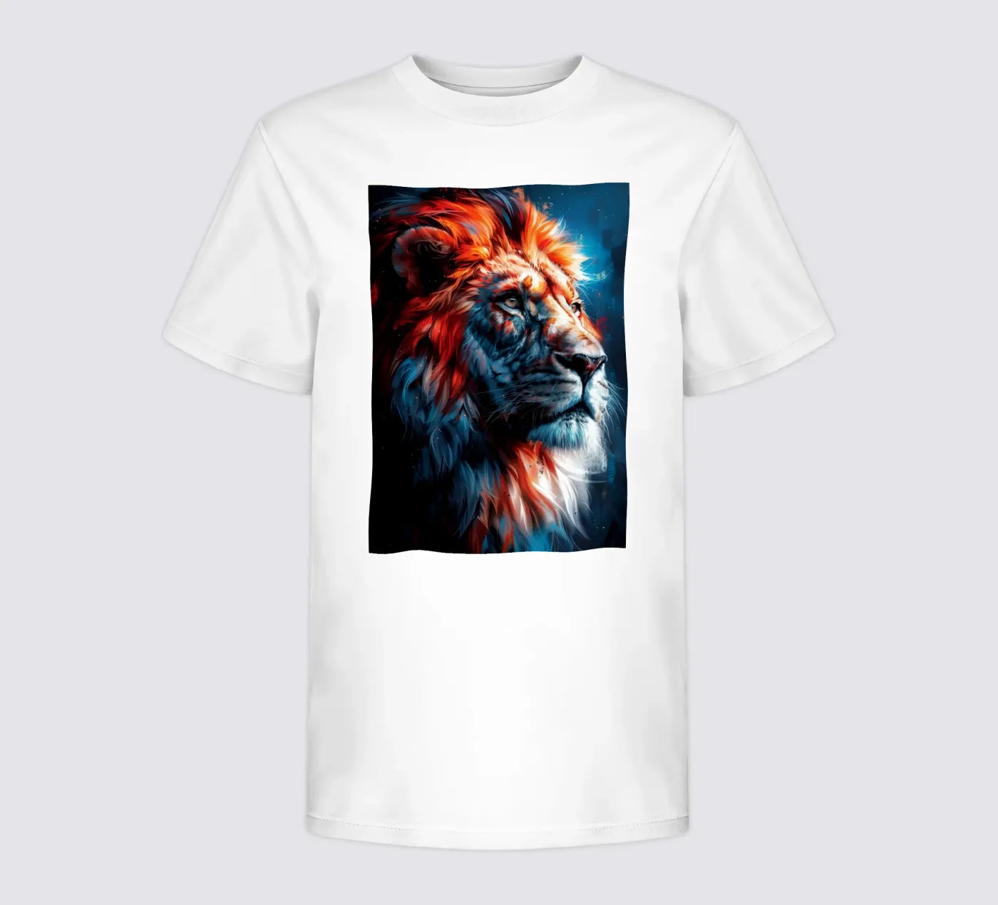 Re Leone t-shirt bambini da Lionmixart