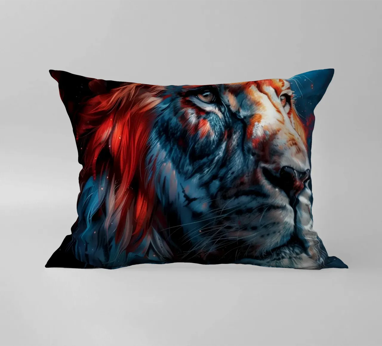 Re Leone cuscino da Lionmixart