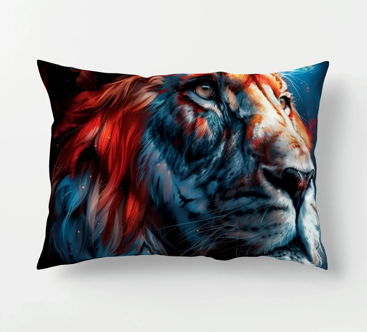 Re Leone cuscino da Lionmixart