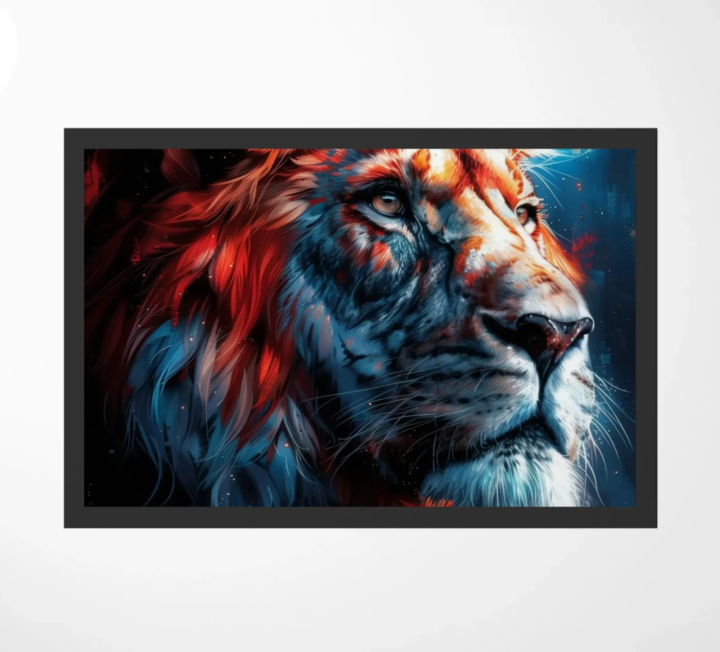 King lion doormat by Lionmixart