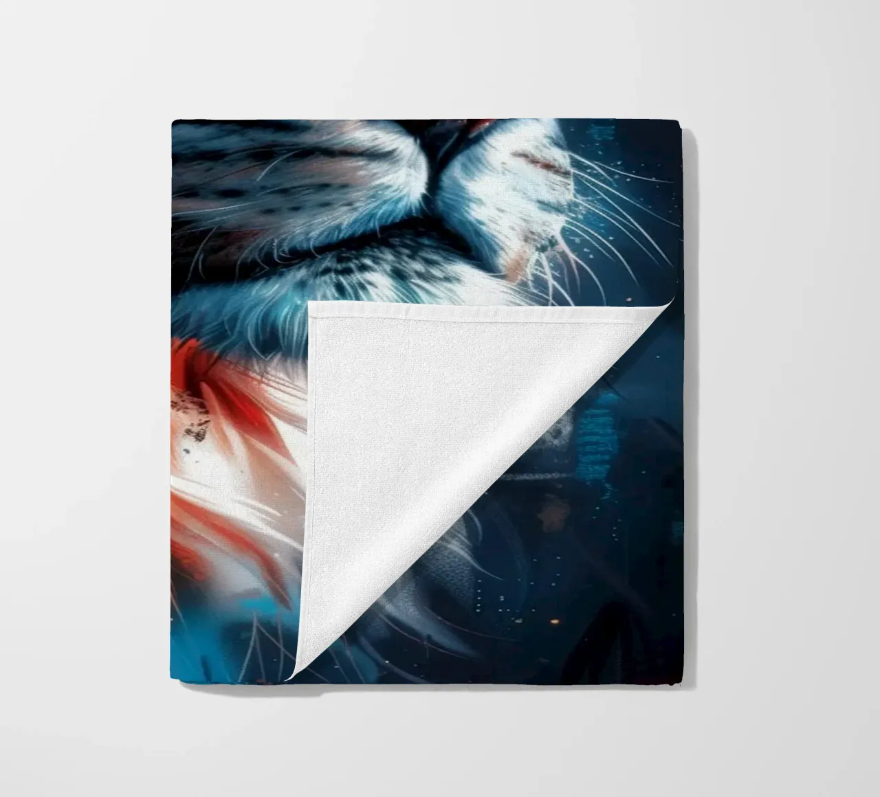 Re Leone telo mare da Lionmixart