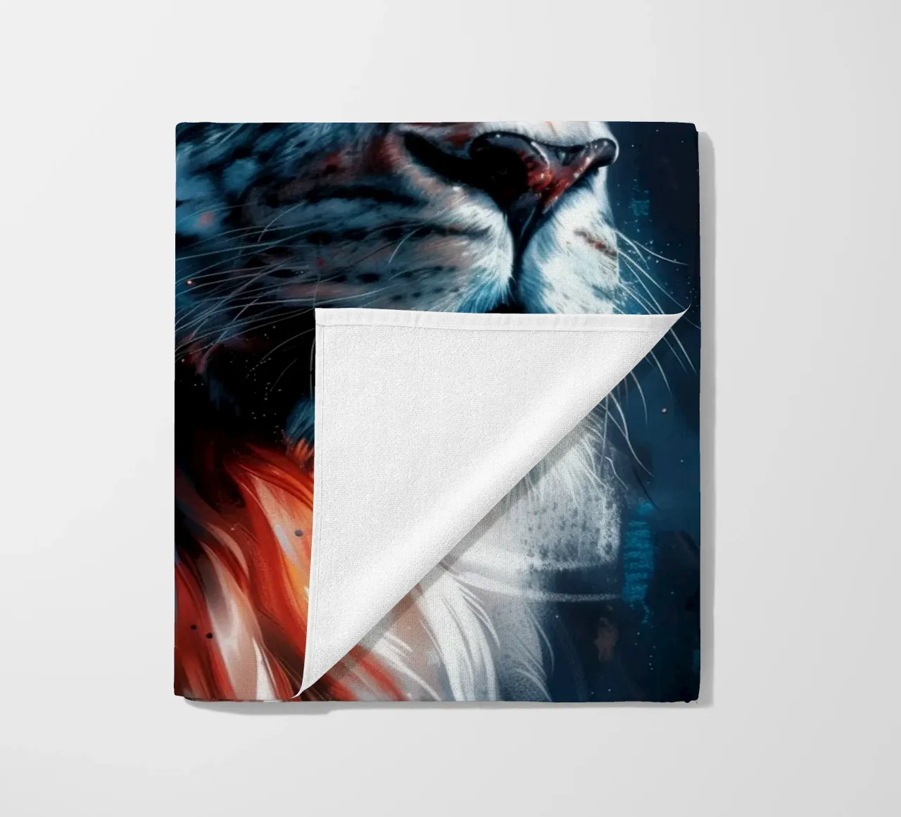 Re Leone telo mare da Lionmixart