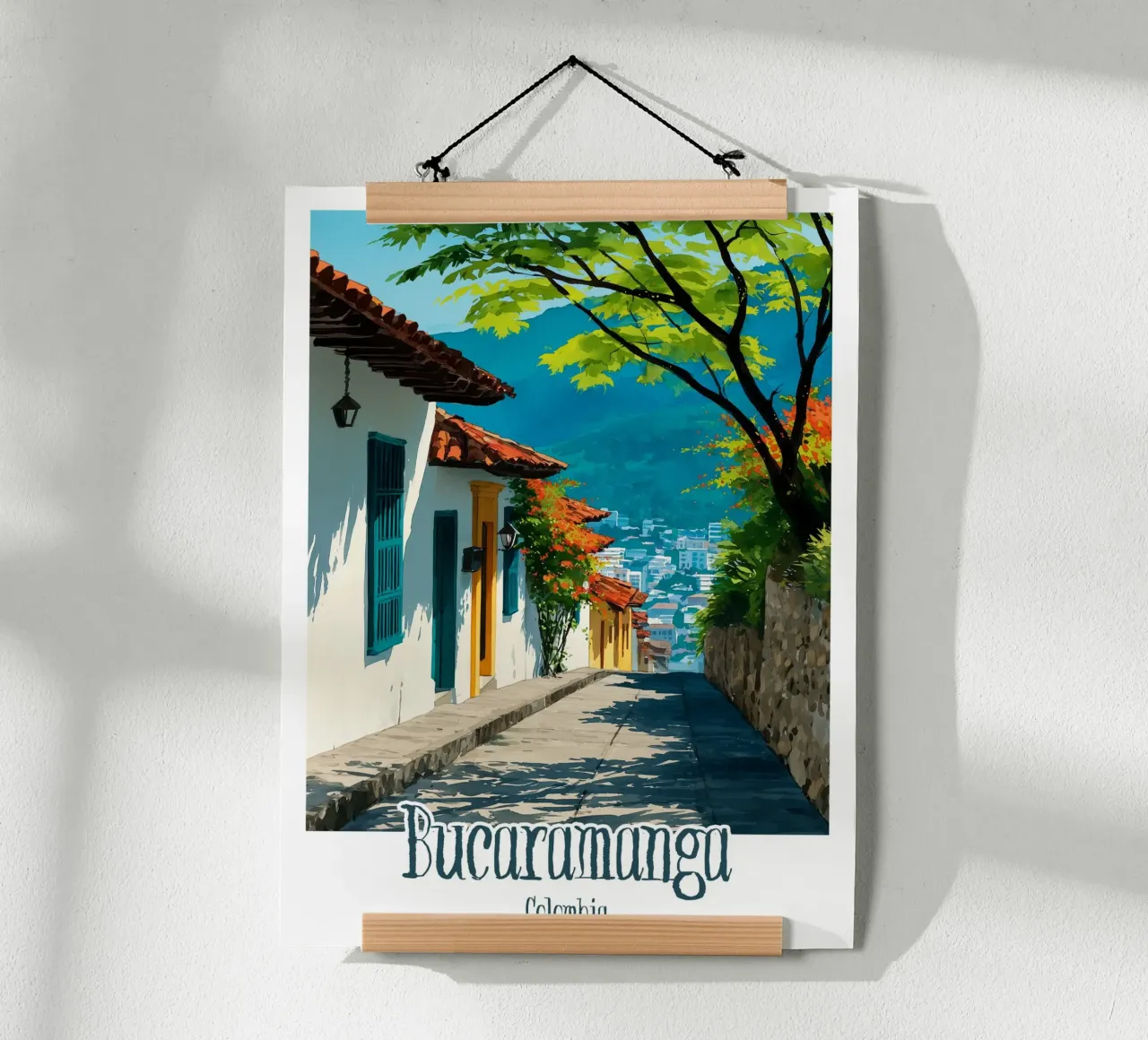 Affiche Bucaramanga, Colombie poster con telaio in plastica da Frame the World