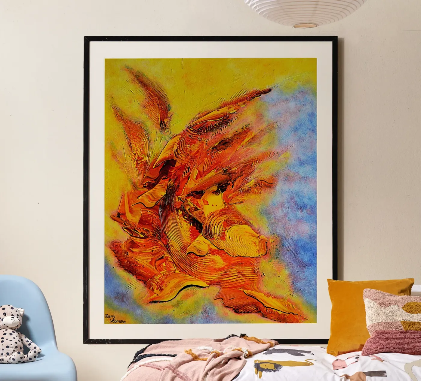 HEAVENLY ABSTRACT poster da Thierry Vobmann Abstract painting