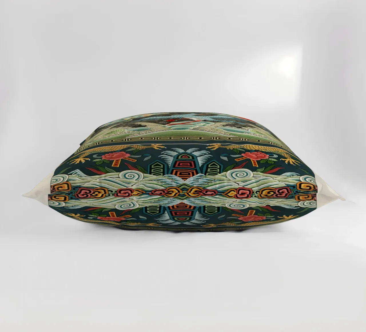 Chinese pattern decorative cushion by vintageshop