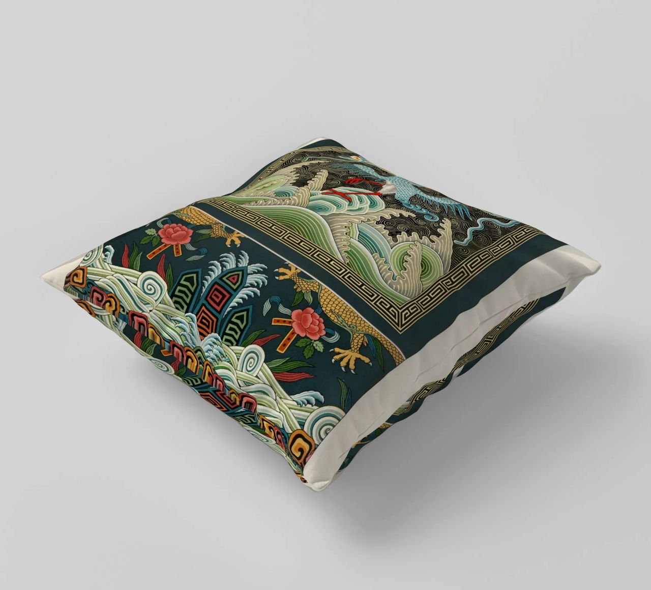 Chinese pattern coussin de vintageshop