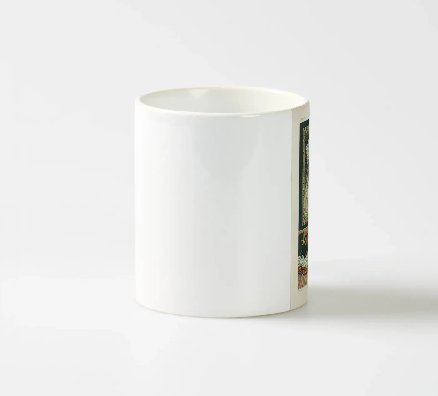 Chinese pattern ceramic mug by vintageshop