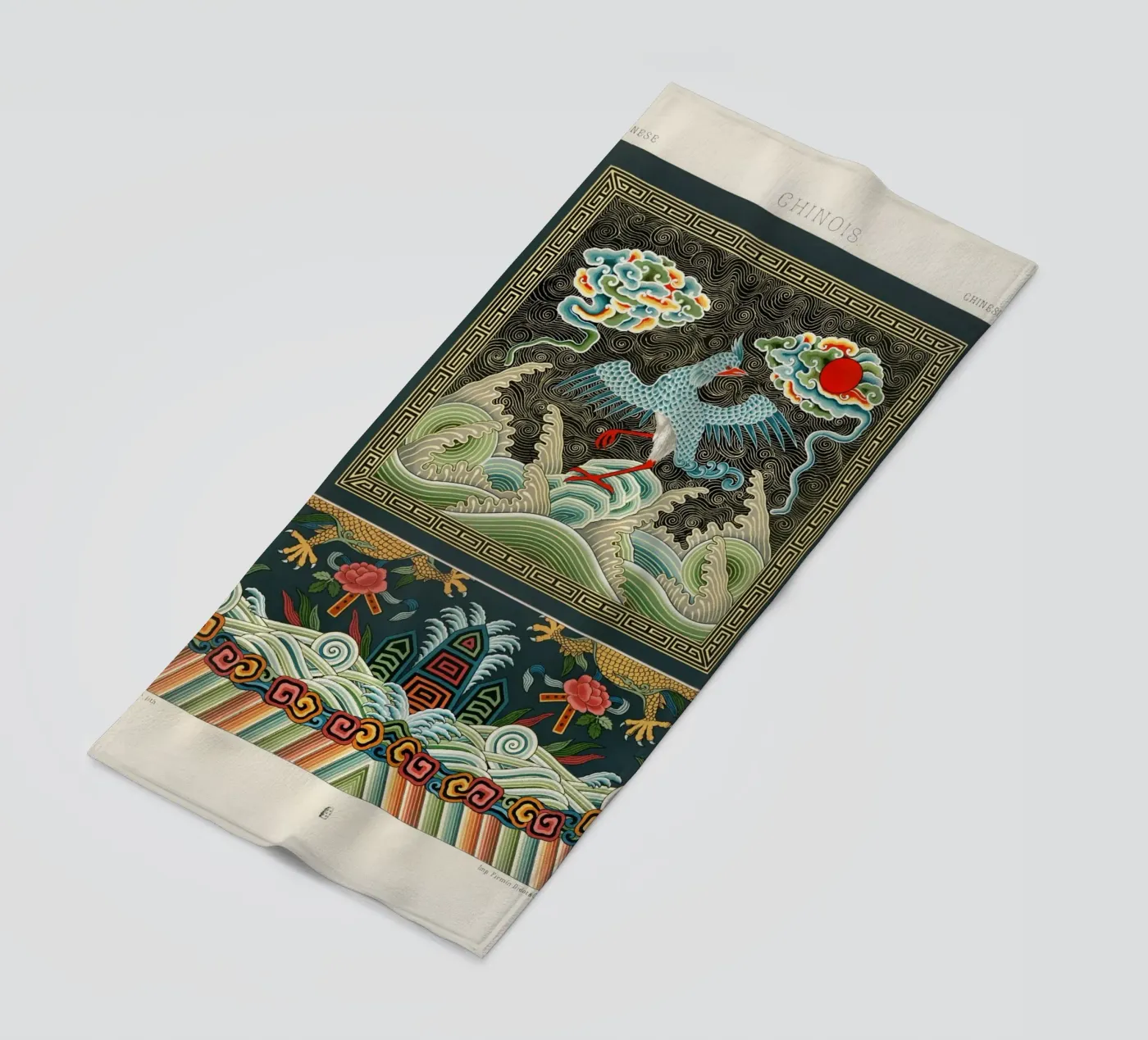 Chinese pattern telo mare da vintageshop