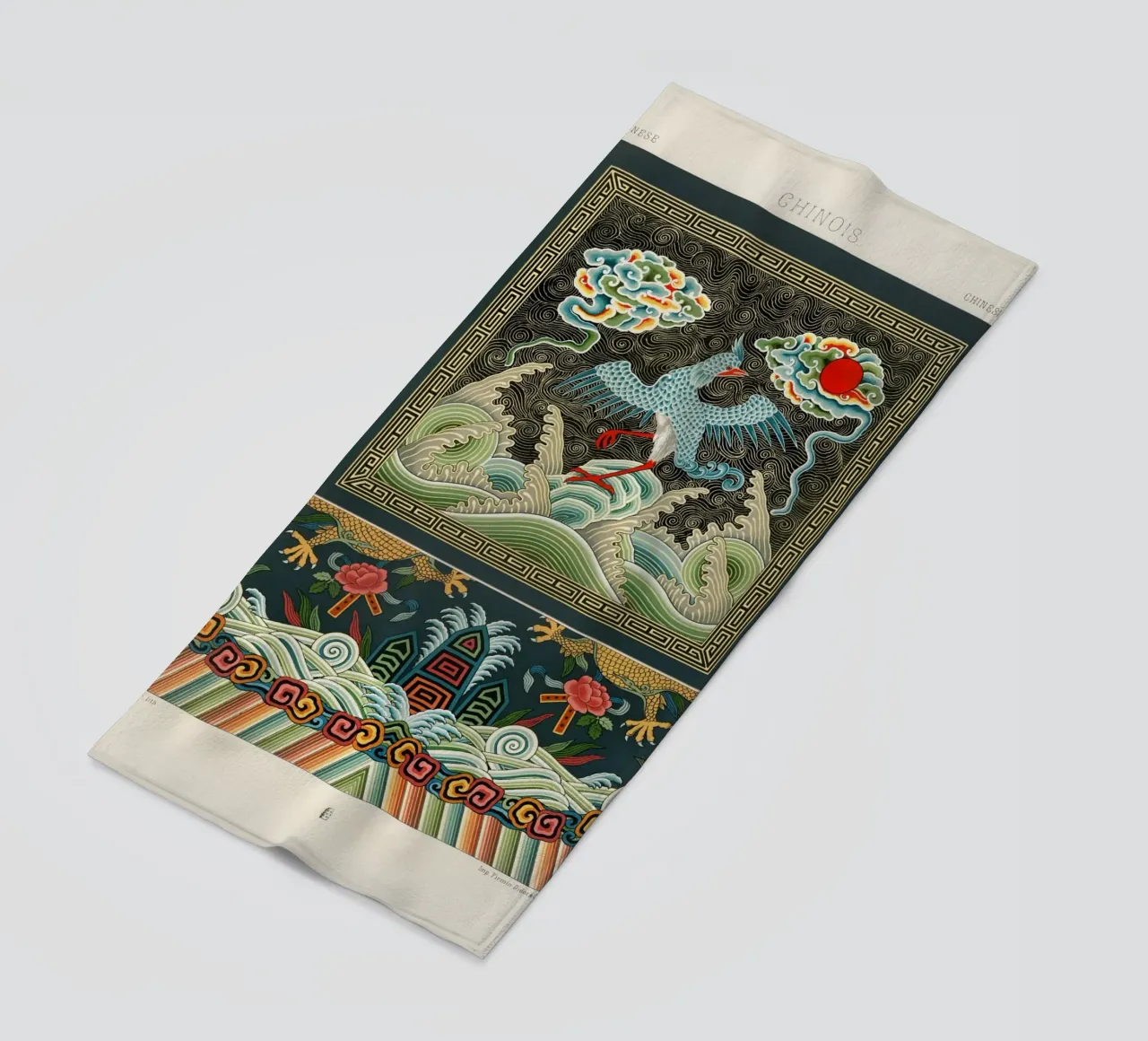 Chinese pattern telo mare da vintageshop