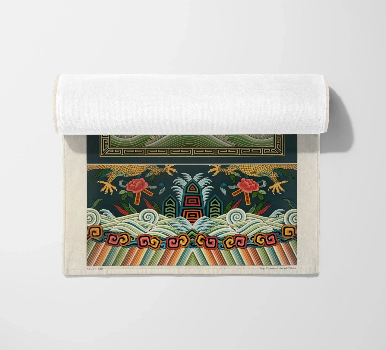 Chinese pattern telo mare da vintageshop