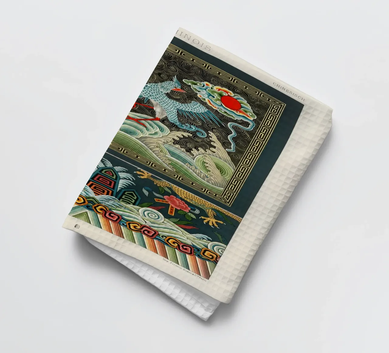 Chinese pattern canovaccio da cucina da vintageshop