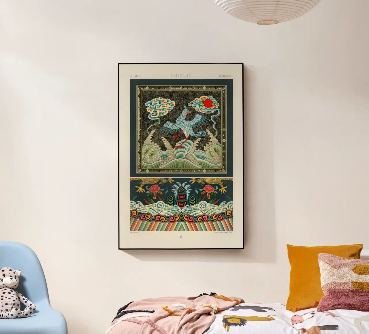 Chinese pattern plexiglass da vintageshop