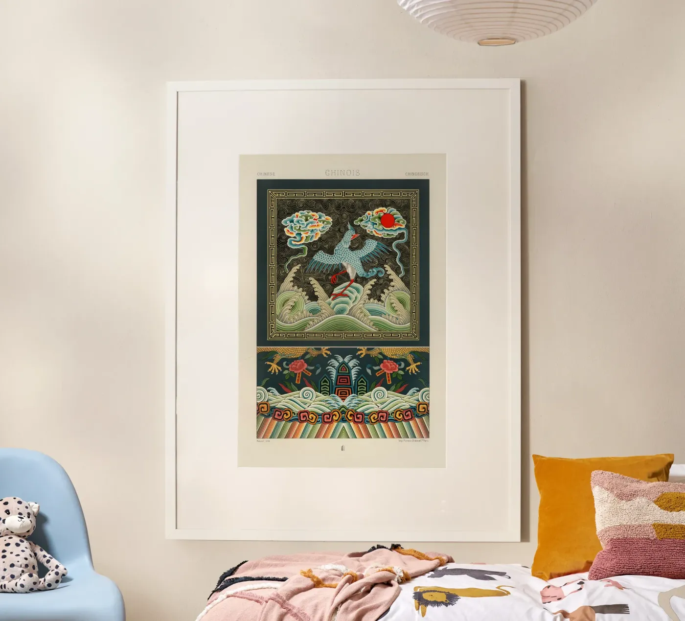 Chinese pattern poster da vintageshop