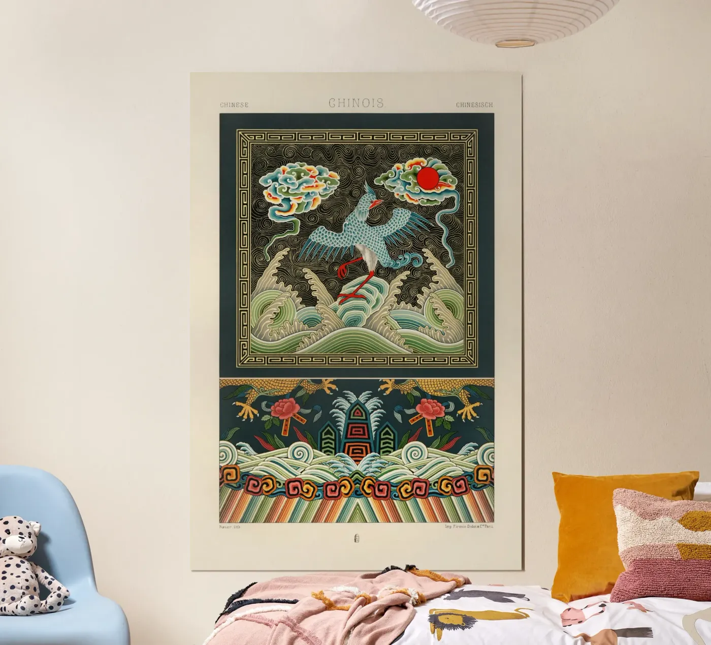 Chinese pattern poster da vintageshop