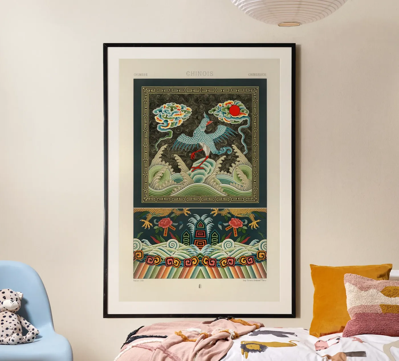 Chinese pattern poster da vintageshop