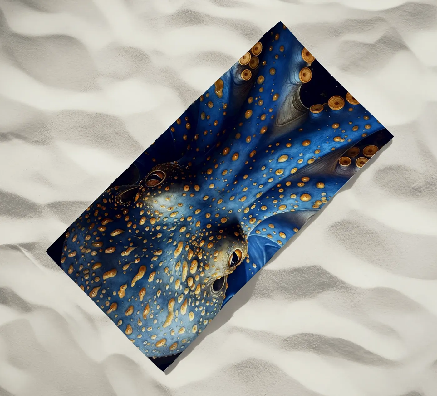Polpo blu telo mare da Lionmixart