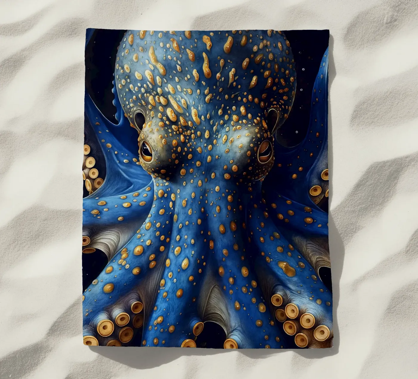 Polpo blu telo mare da Lionmixart