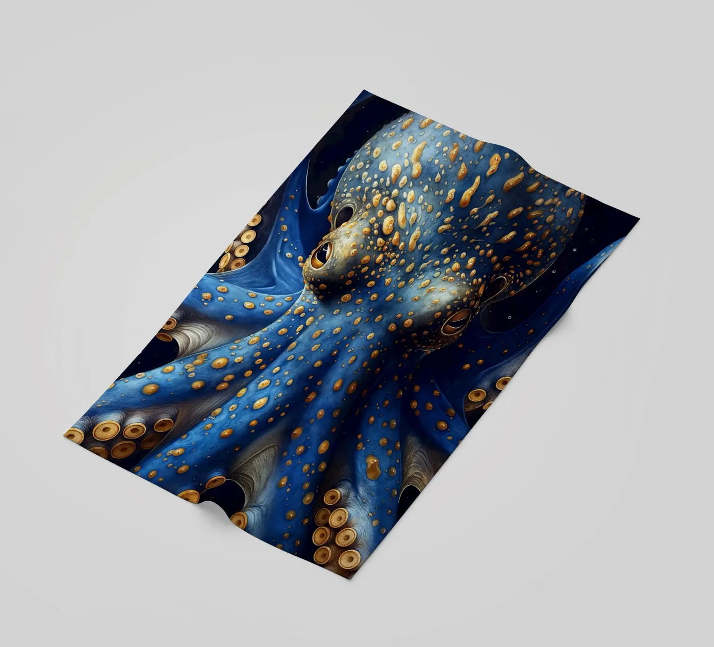 Polpo blu telo mare da Lionmixart