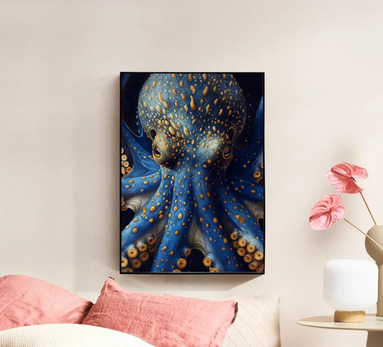 Polpo blu plexiglass da Lionmixart