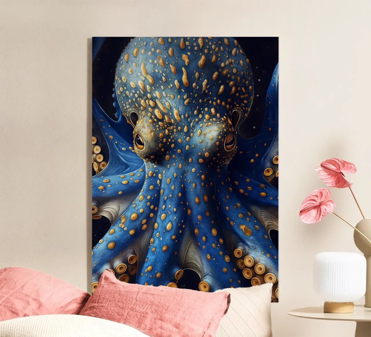 Polpo blu plexiglass da Lionmixart