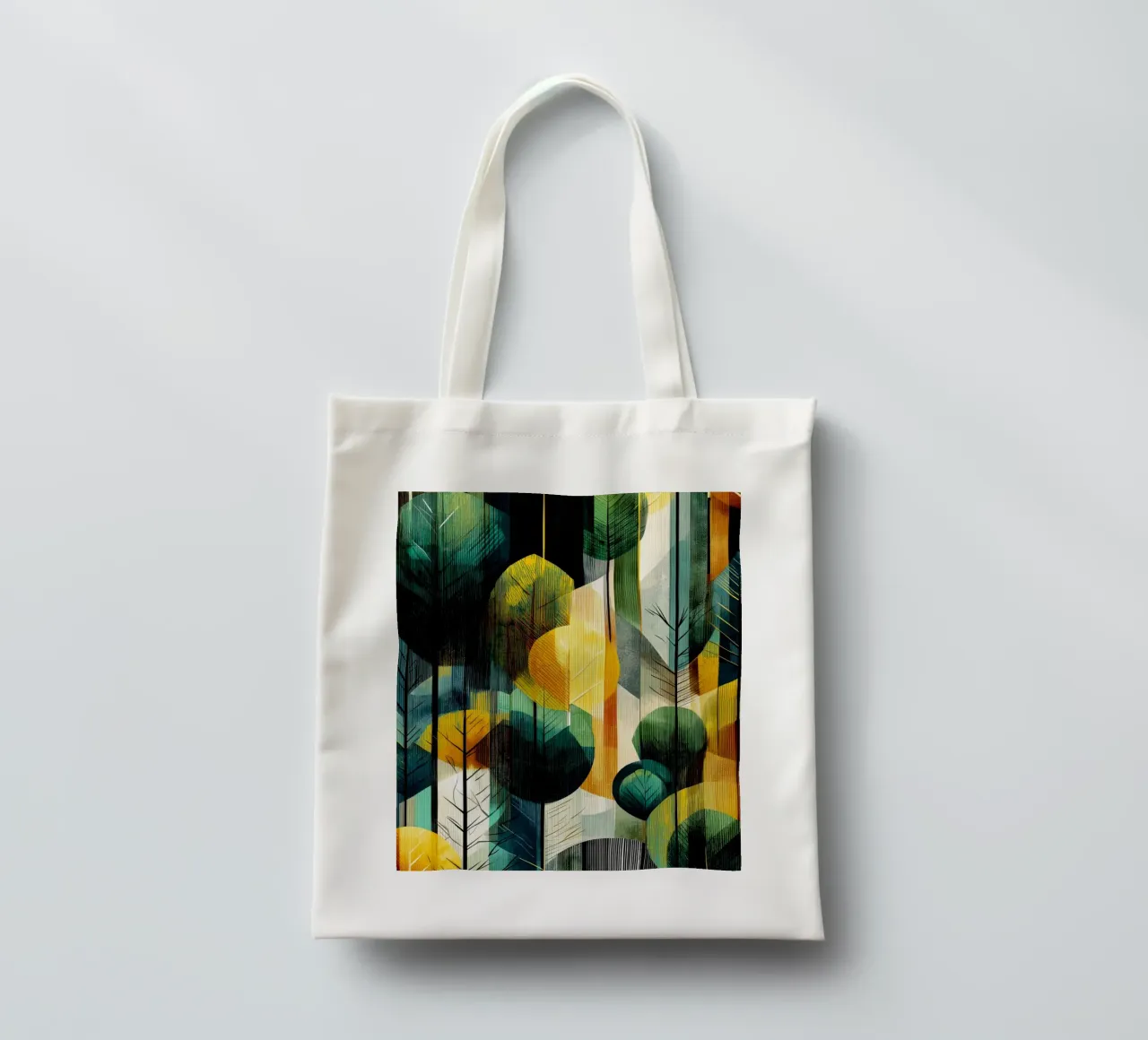 Foresta magica borsa in juta da Justyna Jaszke JBJart