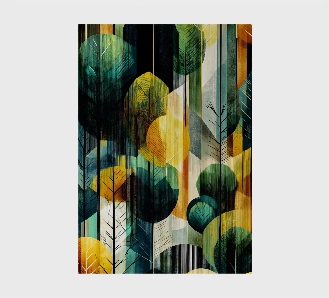 Magical forest notebook by Justyna Jaszke JBJart
