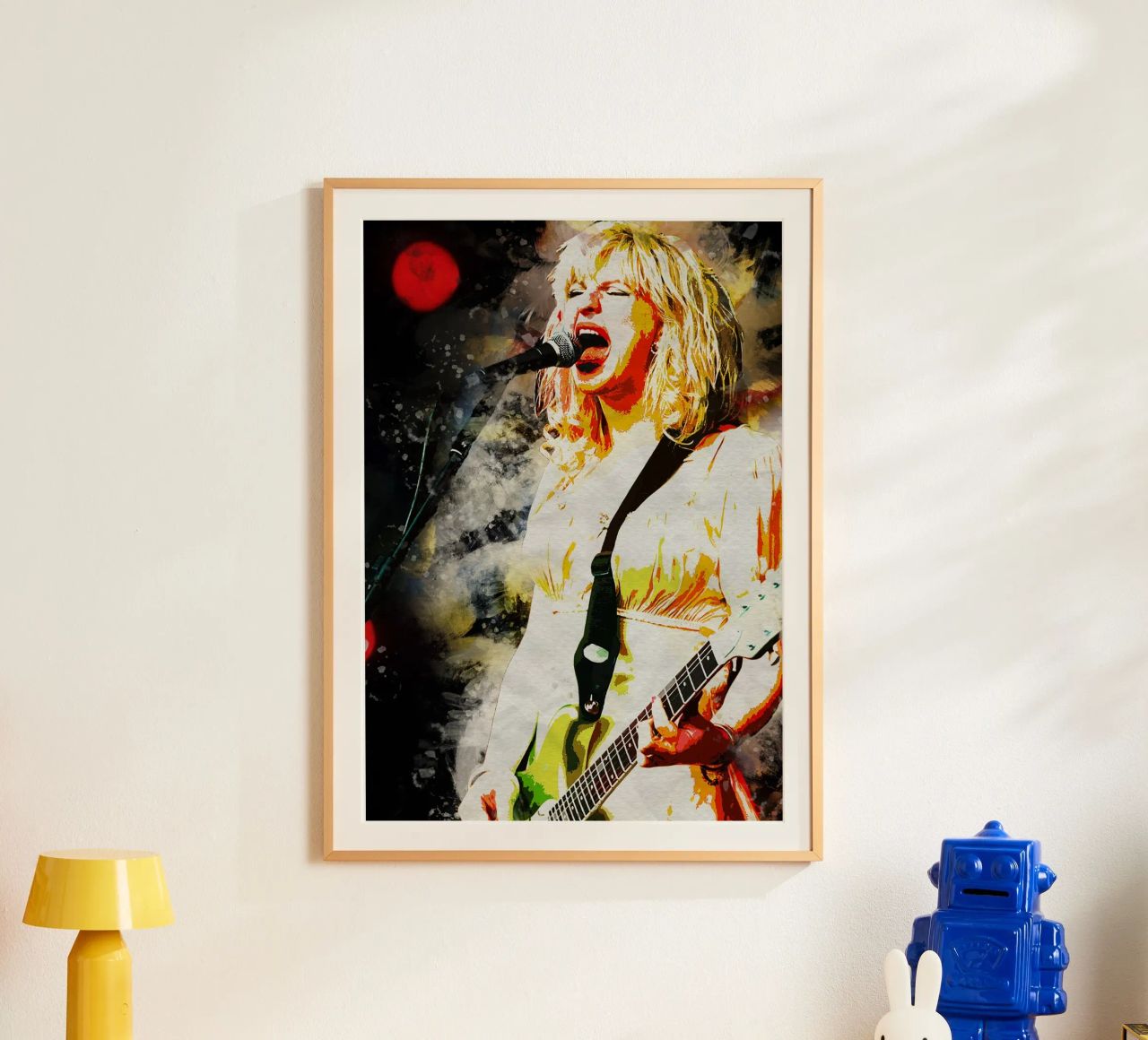 Courtney Love Smudge Poster von neonartroom