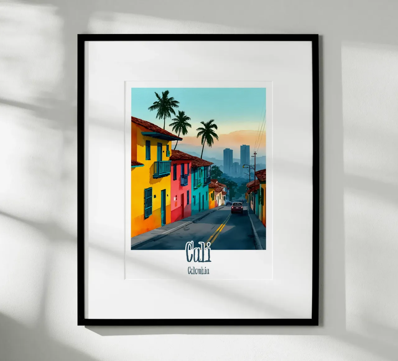 Affiche Cali, Colombie poster da Frame the World