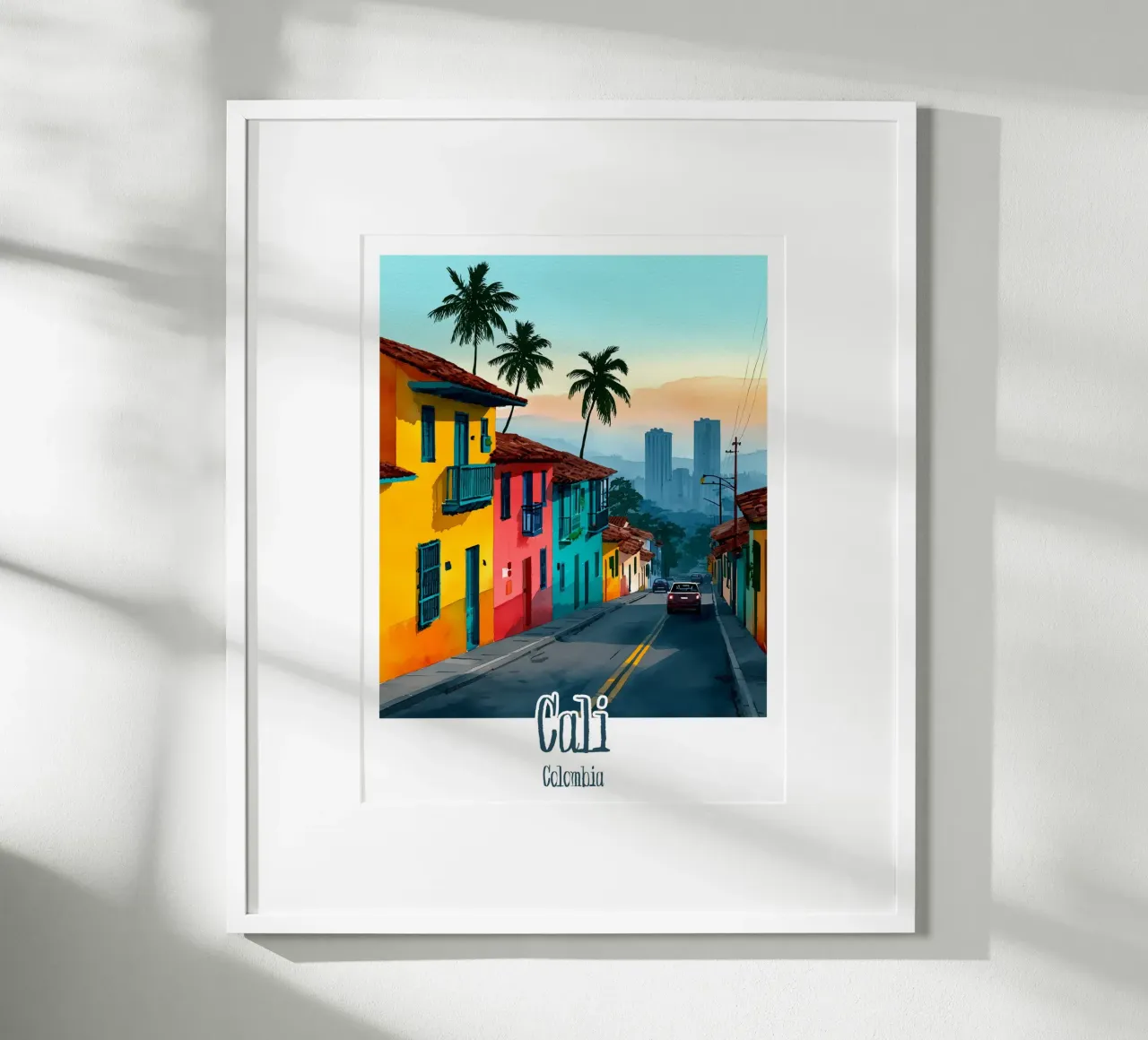 Affiche Cali, Colombie poster da Frame the World