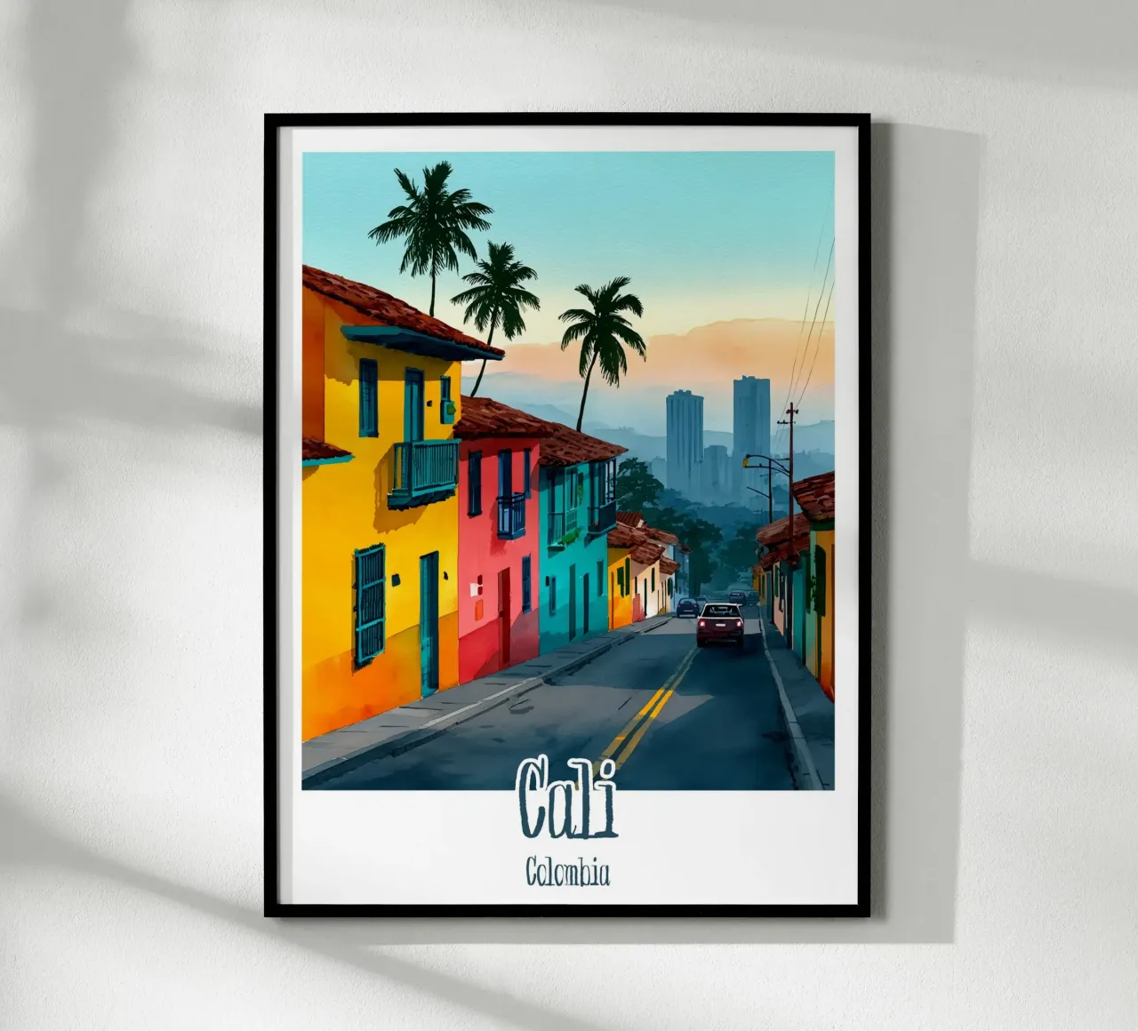 Affiche Cali, Colombie poster da Frame the World