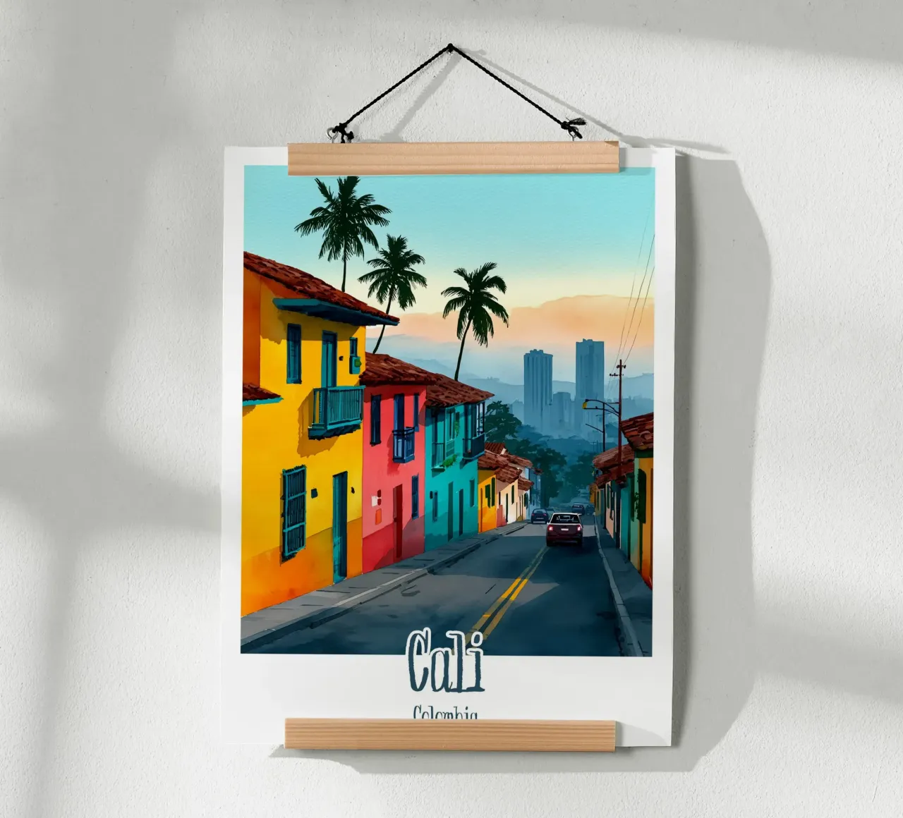 Affiche Cali, Colombie poster da Frame the World