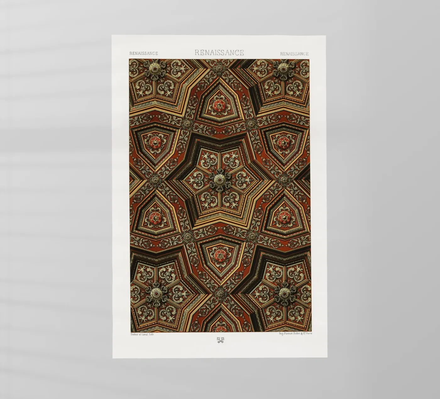 Renaissance pattern pellicola backlit da vintageshop