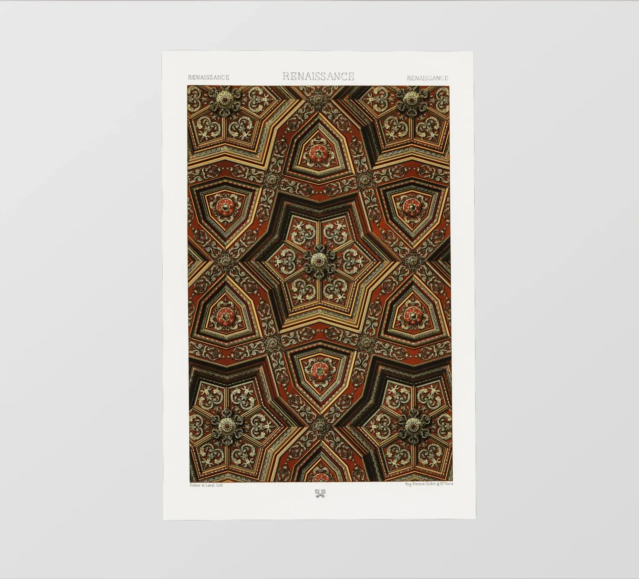 Renaissance pattern pellicola backlit da vintageshop