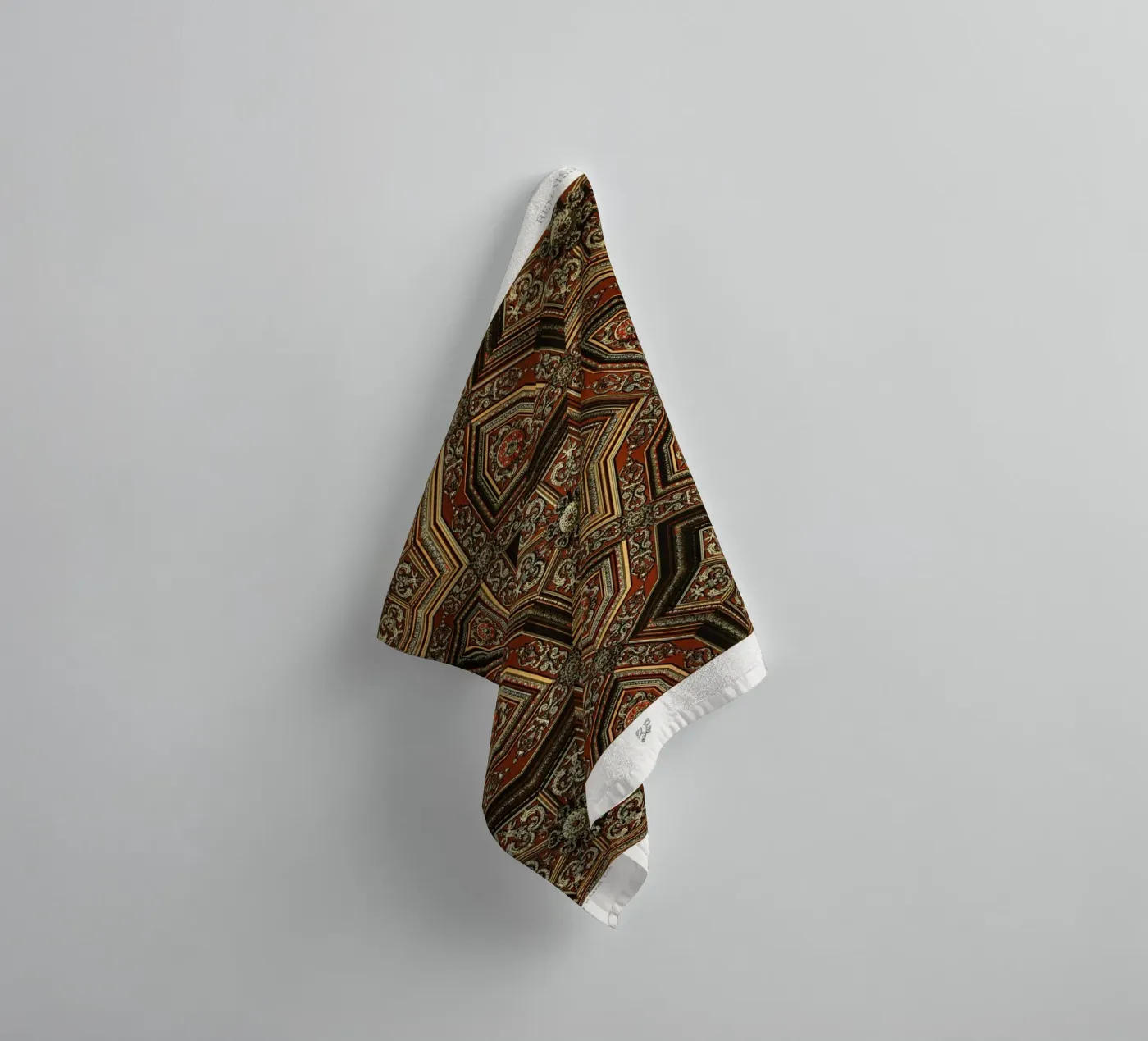 Renaissance pattern badhanddoek van vintageshop