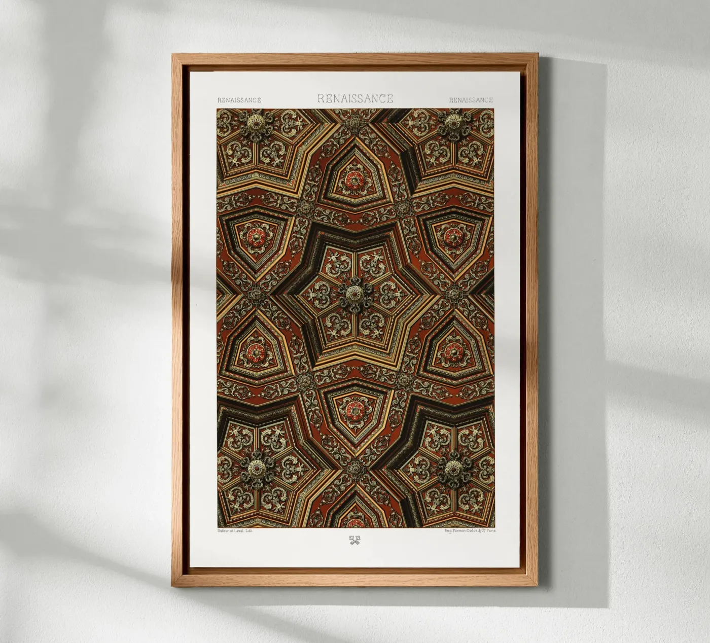 Renaissance pattern forex plate by vintageshop