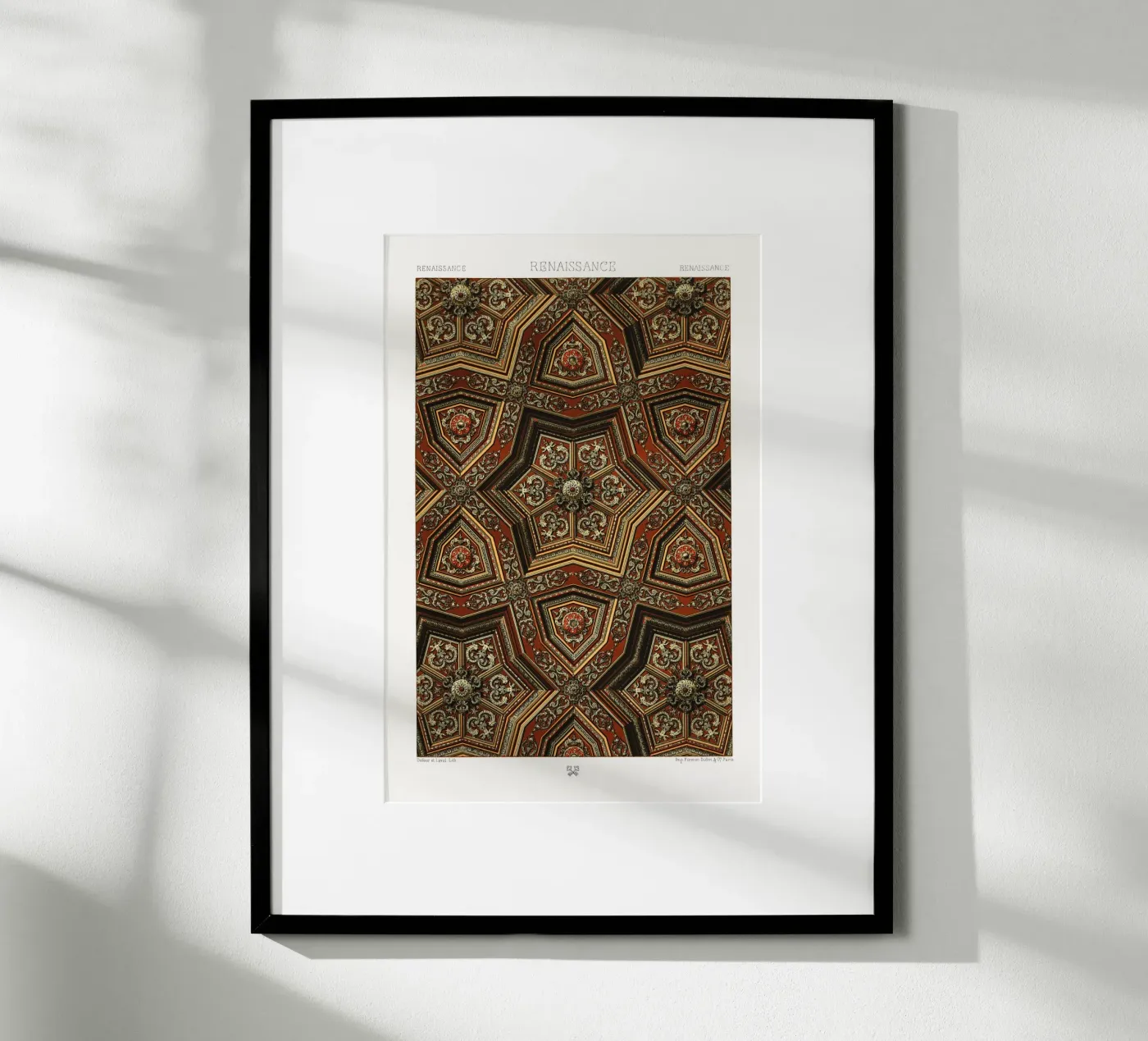 Renaissance pattern poster de vintageshop