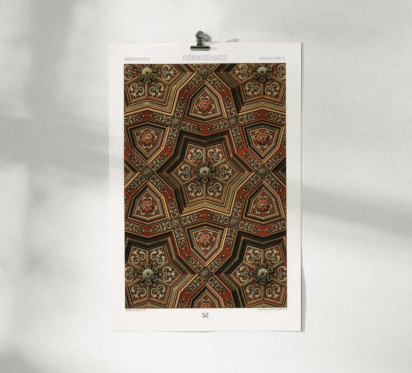 Renaissance pattern Poster von vintageshop